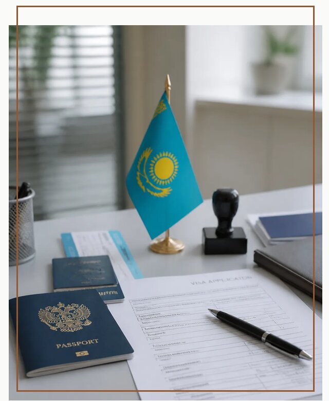 Оформление визы в Казахстан для поездки и работы в Ачинске