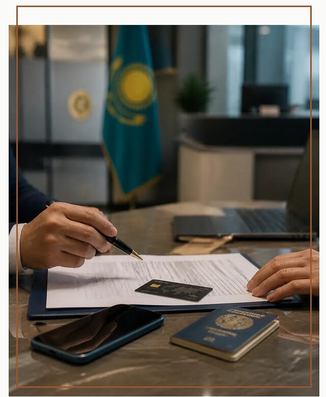 Открытие счета и банковской карты в Казахстане в Ачинске